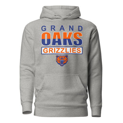 Grand Oaks High School Grizzlies Carbon Grey Premium Hoodie 29