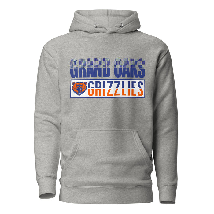 Grand Oaks High School Grizzlies Carbon Grey Premium Hoodie 31