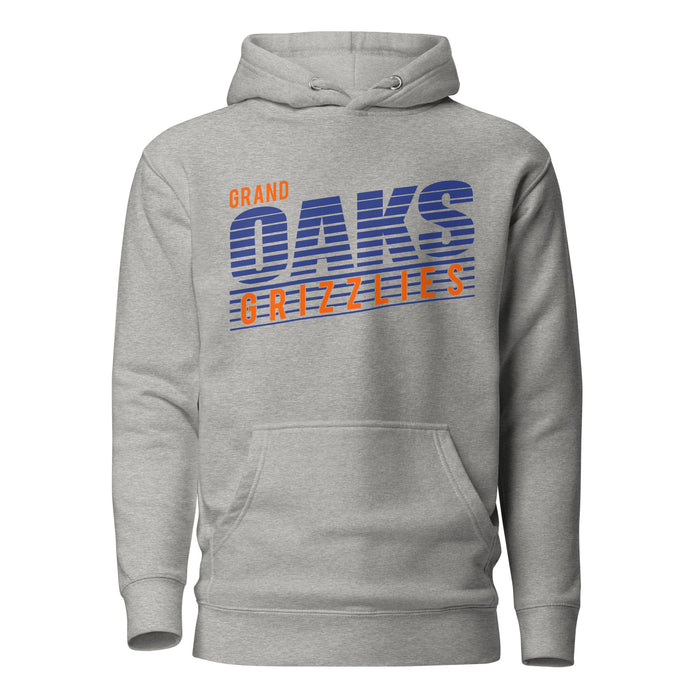 Grand Oaks High School Grizzlies Carbon Grey Premium Hoodie 32