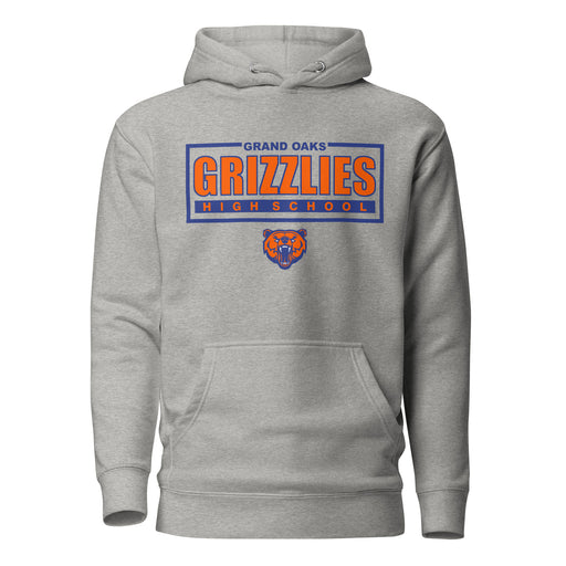 Grand Oaks High School Grizzlies Carbon Grey Premium Hoodie 49