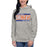 Woman wearing a Grand Oaks High School Grizzlies Carbon Grey Premium Hoodie 72