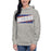 Woman wearing a Grand Oaks High School Grizzlies Carbon Grey Premium Hoodie 84