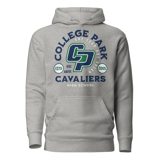 College Park High School Cavaliers Premium Carbon Grey Hoodie 207