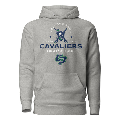 College Park High School Cavaliers Premium Carbon Grey Hoodie 210