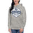 Woman wearing a College Park High School Cavaliers Premium Carbon Grey Hoodie 216