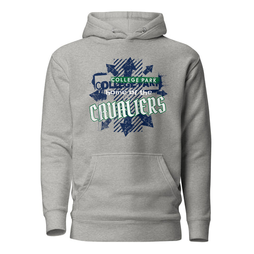 College Park High School Cavaliers Premium Carbon Grey Hoodie 217