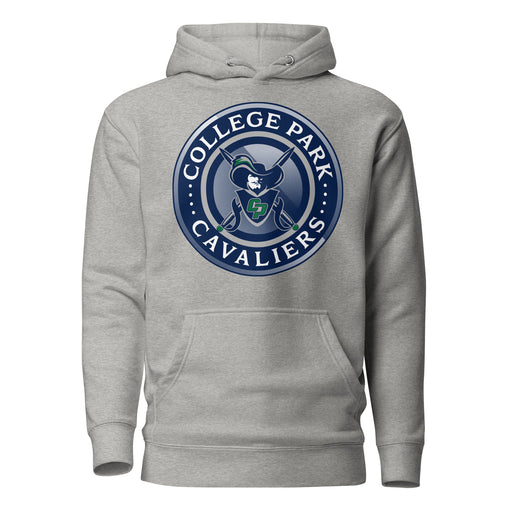 College Park High School Cavaliers Premium Carbon Grey Hoodie 221