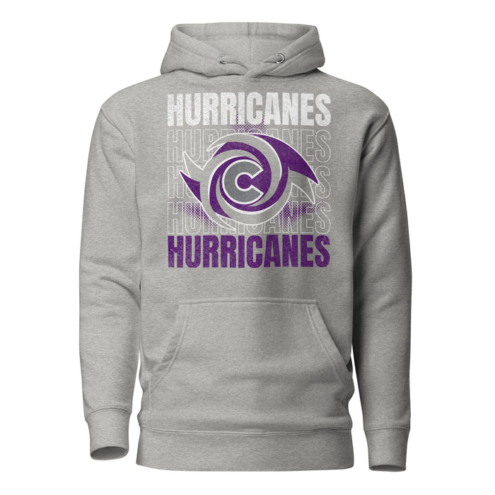 Klein Cain High School Hurricanes Premium Carbon Grey Hoodie 233