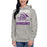 Woman wearing a Klein Cain High School Hurricanes Premium Carbon Grey Hoodie 233