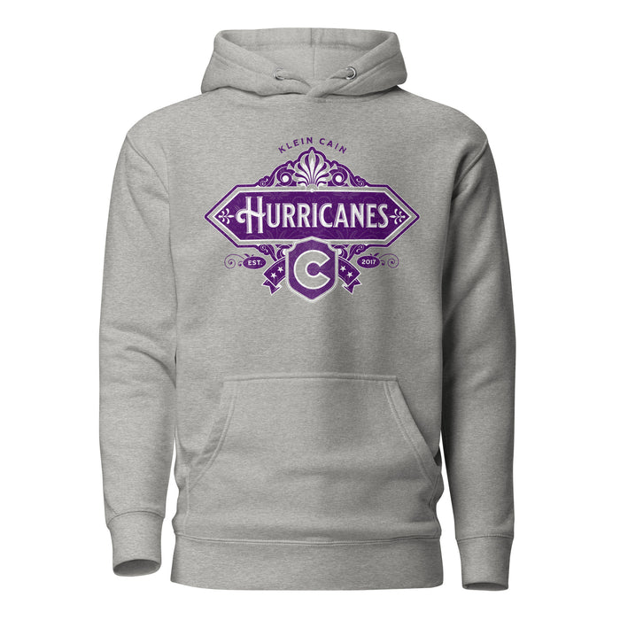 Klein Cain High School Hurricanes Premium Carbon Grey Hoodie 205