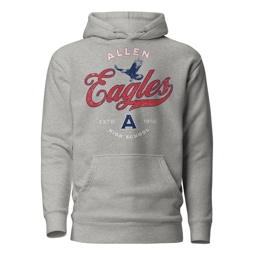 Allen High School Eagles Premium Carbon Grey Hoodie 205