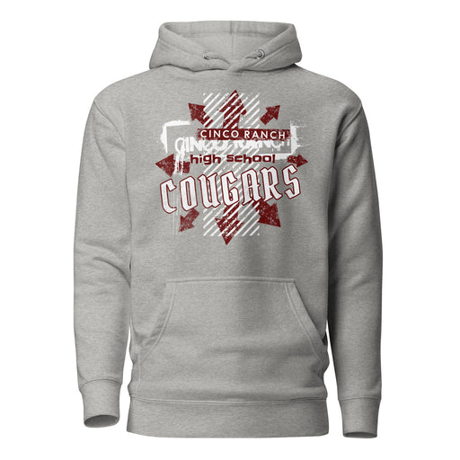 Cinco Ranch High School Cougars Premium Maroon Hoodie 201