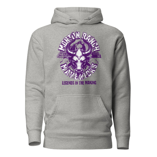 Morton Ranch High School Mavericks Premium Carbon Grey Hoodie 220