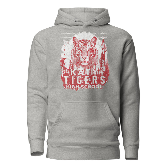 Katy High School Tigers Carbon Grey Premium Unisex Hoodie 207