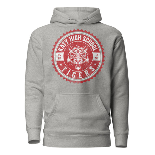 Katy High School Tigers Carbon Grey Premium Unisex Hoodie 217