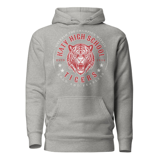 Katy High School Tigers Carbon Grey Premium Unisex Hoodie 219