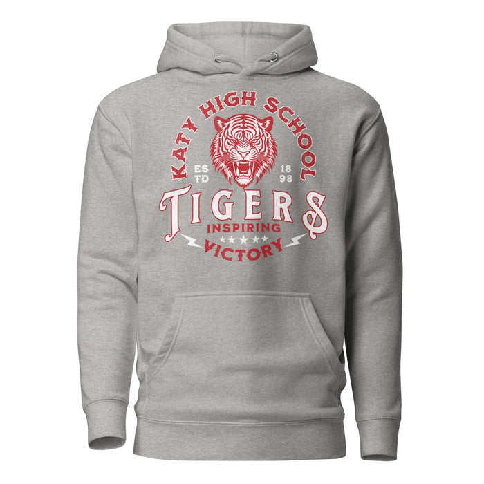 Katy High School Tigers Carbon Grey Premium Unisex Hoodie 221