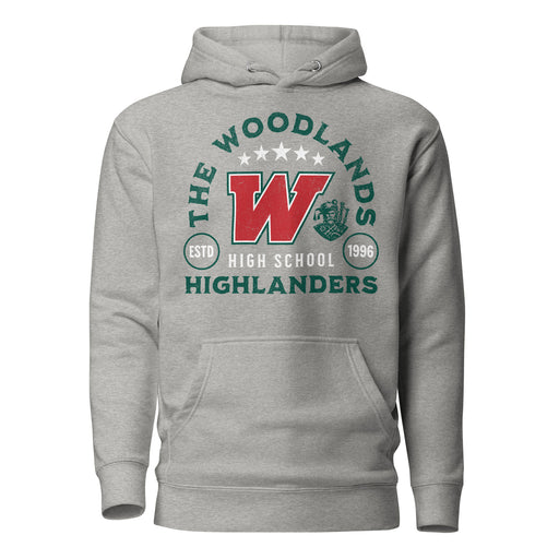 The Woodlands High School Carbon Grey Premium Unisex Hoodie 207