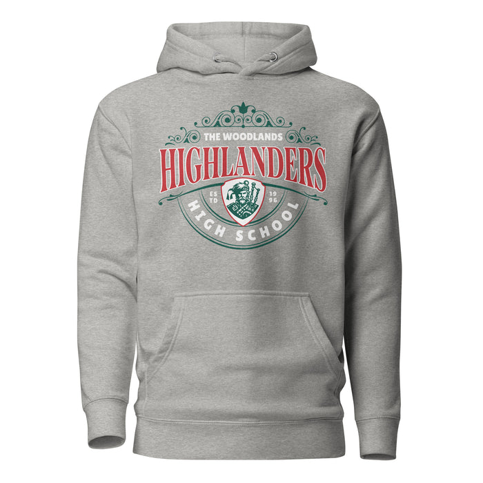 The Woodlands High School Carbon Grey Premium Unisex Hoodie 211