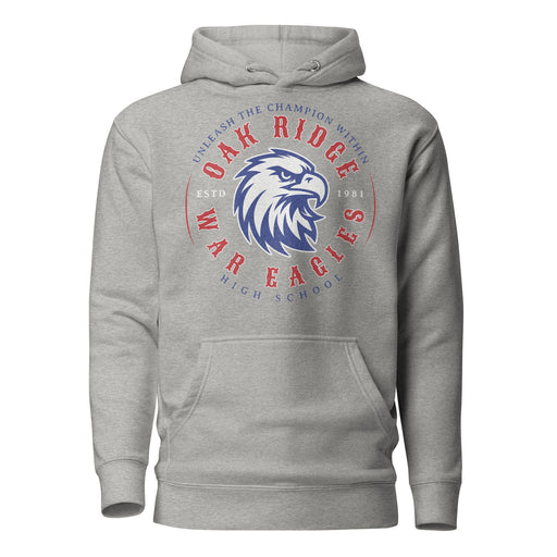 Oak Ridge High School War Eagles Carbon Grey Premium Unisex Hoodie 210