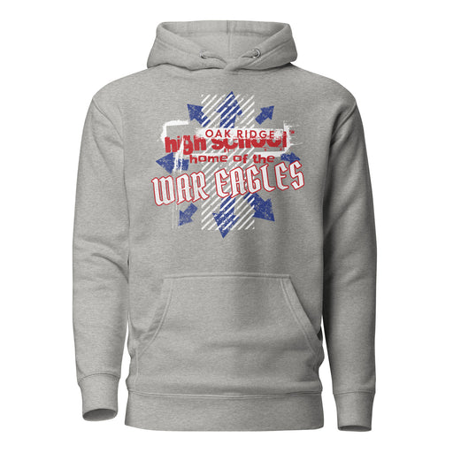 Oak Ridge High School War Eagles Carbon Grey Premium Unisex Hoodie 214