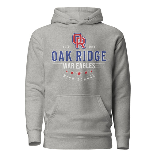 Oak Ridge High School War Eagles Carbon Grey Premium Unisex Hoodie 217