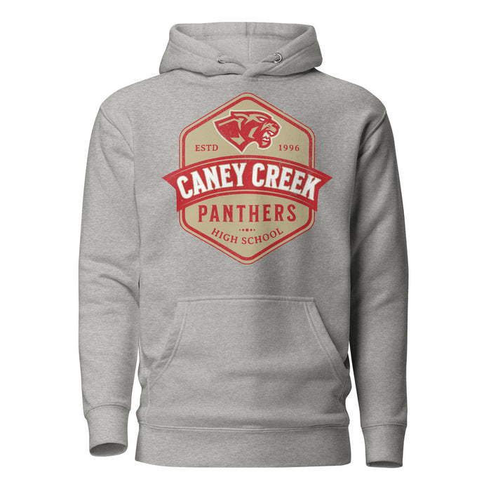 Caney Creek High School Panthers Carbon Grey Premium Unisex Hoodie 209