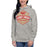 Woman wearing Caney Creek High School Panthers Carbon Grey Premium Unisex Hoodie 209