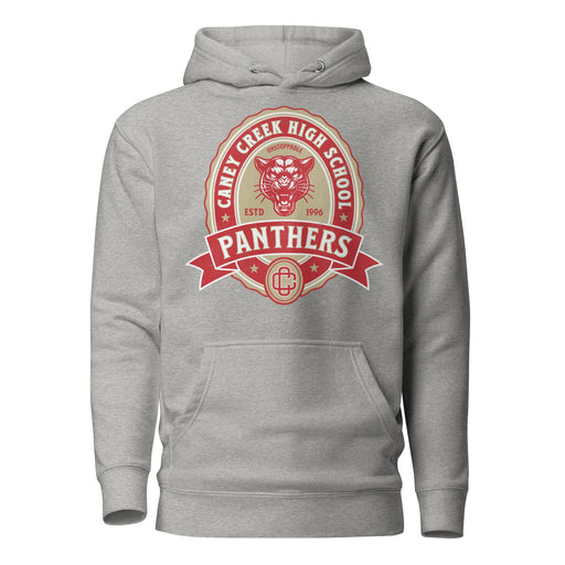 Caney Creek High School Panthers Carbon Grey Premium Unisex Hoodie 212