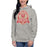 Woman wearing Caney Creek High School Panthers Carbon Grey Premium Unisex Hoodie 212