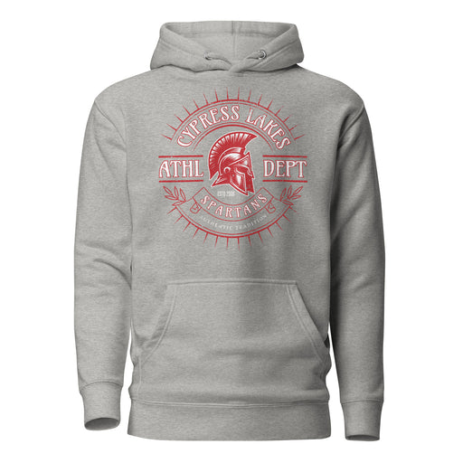 Cypress Lakes High School Spartans Carbon Grey Premium Unisex Hoodies 201