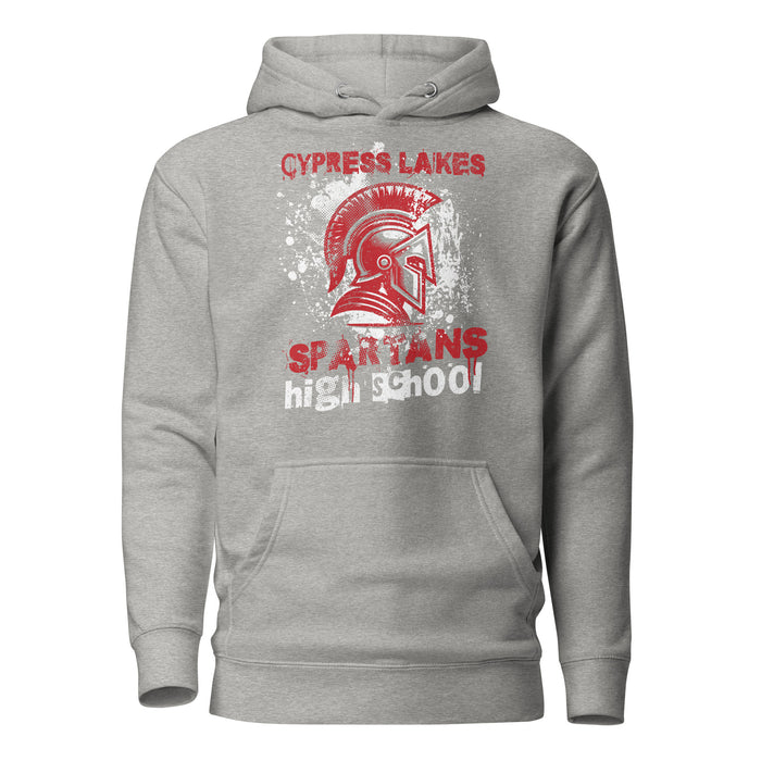 Cypress Lakes High School Spartans Carbon Grey Premium Unisex Hoodies 205