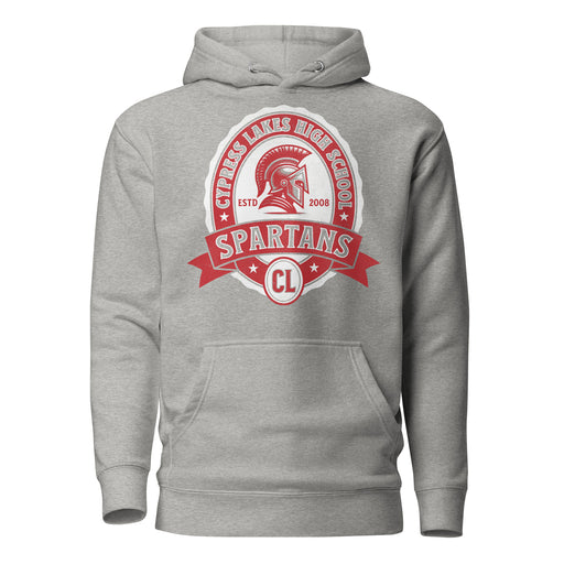 Cypress Lakes High School Spartans Carbon Grey Premium Unisex Hoodies 212