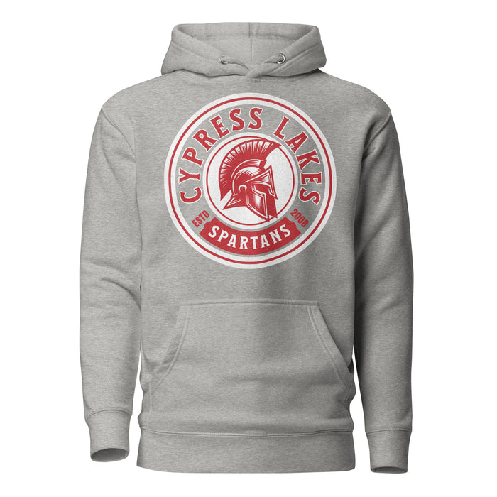 Cypress Lakes High School Spartans Carbon Grey Premium Unisex Hoodies 220