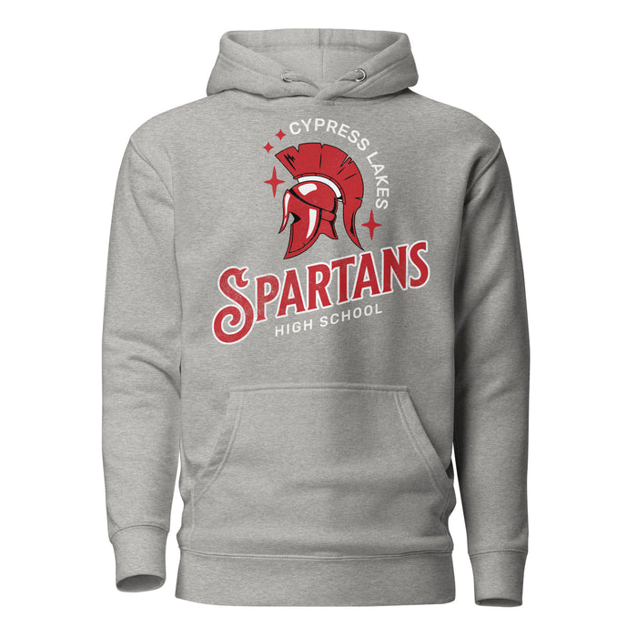 Cypress Lakes High School Spartans Carbon Grey Premium Unisex Hoodies 221