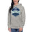 Woman wearing Cypress Ridge High School Rams Carbon Grey Premium Unisex Hoodie 209