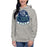 Woman wearing Cypress Ridge High School Rams Carbon Grey Premium Unisex Hoodie 219