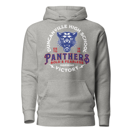 Duncanville High School Panthers Carbon Grey Premium Hoodie 206