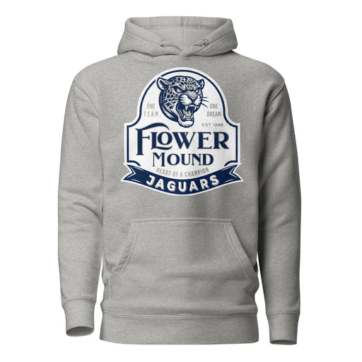 Flower Mound High School Jaguars Carbon Grey Premium Hoodie 219