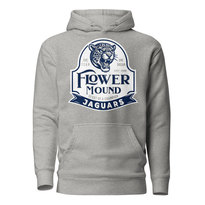 Flower Mound High School Jaguars Carbon Grey Premium Hoodie 219