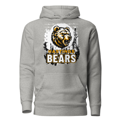 Hastings High School Bears Carbon Grey Premium Unisex Hoodie 202