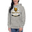 Woman wearing Hastings High School Bears Carbon Grey Premium Unisex Hoodie 219