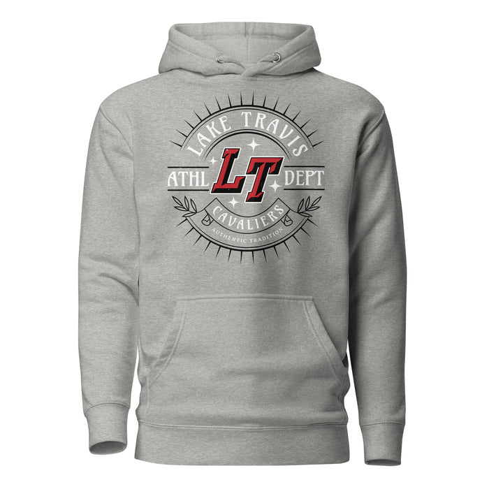 Lake Travis High School Cavaliers Carbon Grey Premium Unisex Hoodie 201