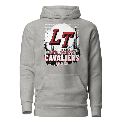 Lake Travis High School Cavaliers Carbon Grey Premium Unisex Hoodie 202