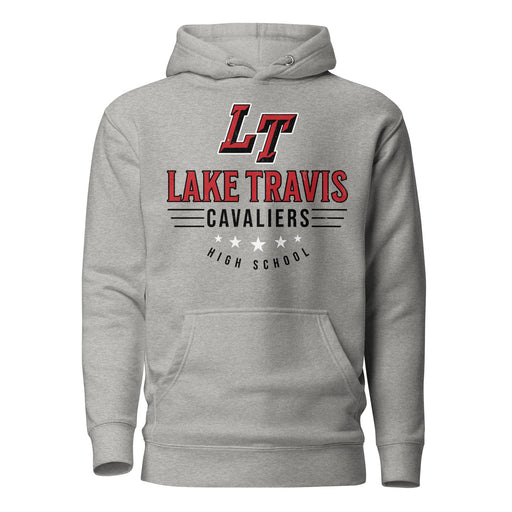 Lake Travis High School Cavaliers Carbon Grey Premium Unisex Hoodie 217