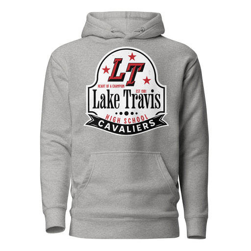 Lake Travis High School Cavaliers Carbon Grey Premium Unisex Hoodie 219