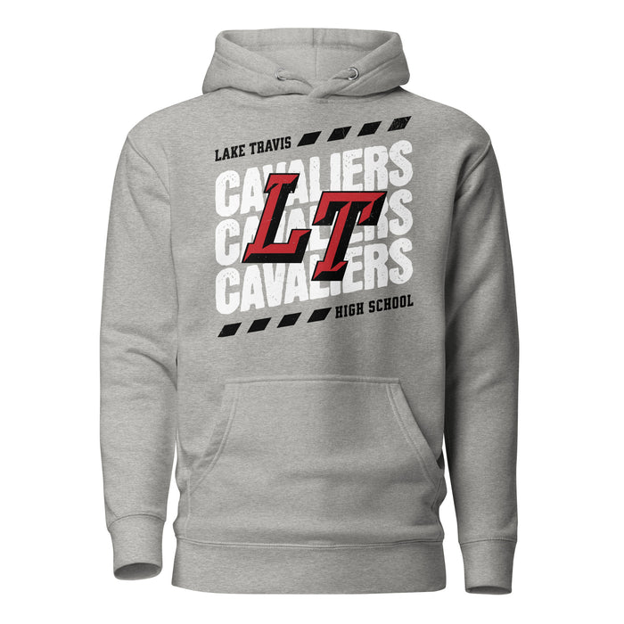 Lake Travis High School Cavaliers Carbon Grey Premium Unisex Hoodie 223