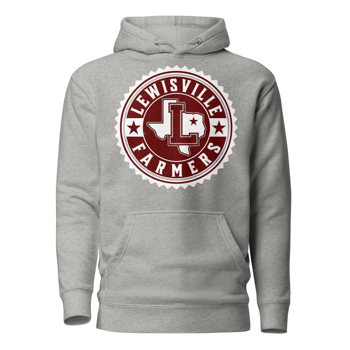 Lewisville High School Farmers Grey Premium Unisex Hoodie 203