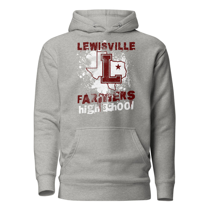 Lewisville High School Farmers Grey Premium Unisex Hoodie 205