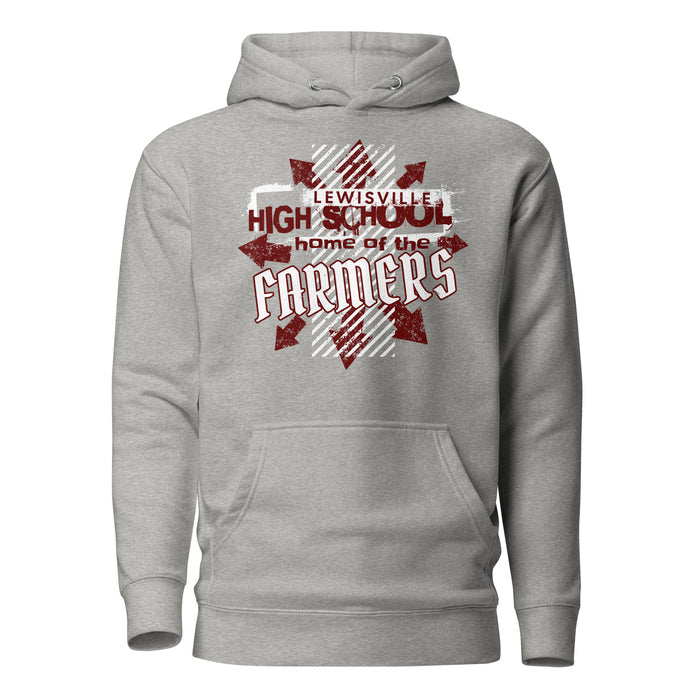 Lewisville High School Farmers Grey Premium Unisex Hoodie 210